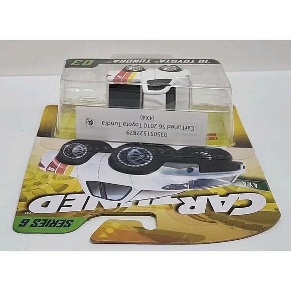 NEW 2025 Car Tuned Series 6 #03 White '10 Toyota Tundra Pickup 4x4 Series 6 Toy - Picture 5 of 6